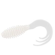 Силікон Big Bite Baits Ring Triple Tip Grub 2" 10pc #White