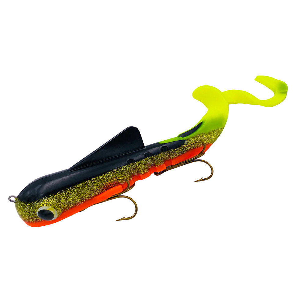Силікон Musky Innovations Magnum Bull Dawg 12" #UV Refflex Yellow Perch