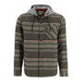 Сорочка Simms Santee Flannel Hoody  Hickory/Dolomite Blanket Stripe M