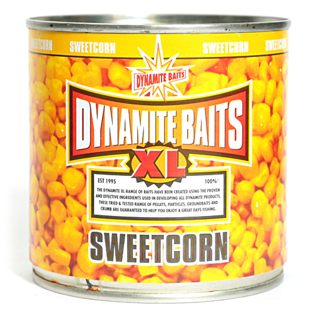 Зернова суміш Dynamite Baits Frenzied Hempseed & Sweetcorn Can 350g