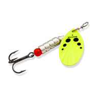 Блешня Williams Vortex Garni UV 14.17gr #Chartreuse Black Dots On Silver