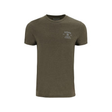 Футболка Simms Stacked Bass T-Shirt Military Heather M Футболка Simms Stacked Bass T-Shirt Military Heather M