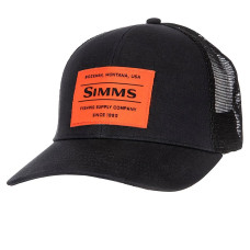 Кепка Simms Original Patch Trucker Black
