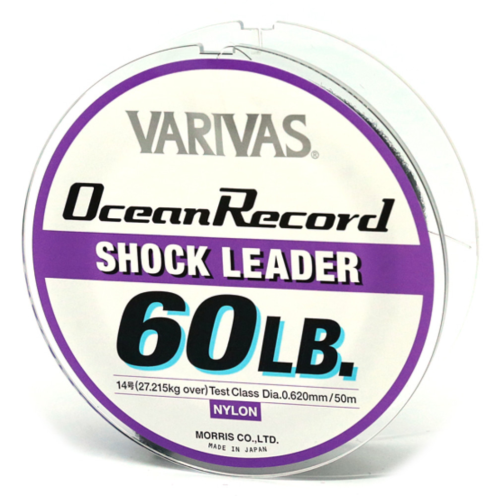 Моношоклідер Varivas Ocean Record Shock Leader 50m 113.3kg 1.39mm