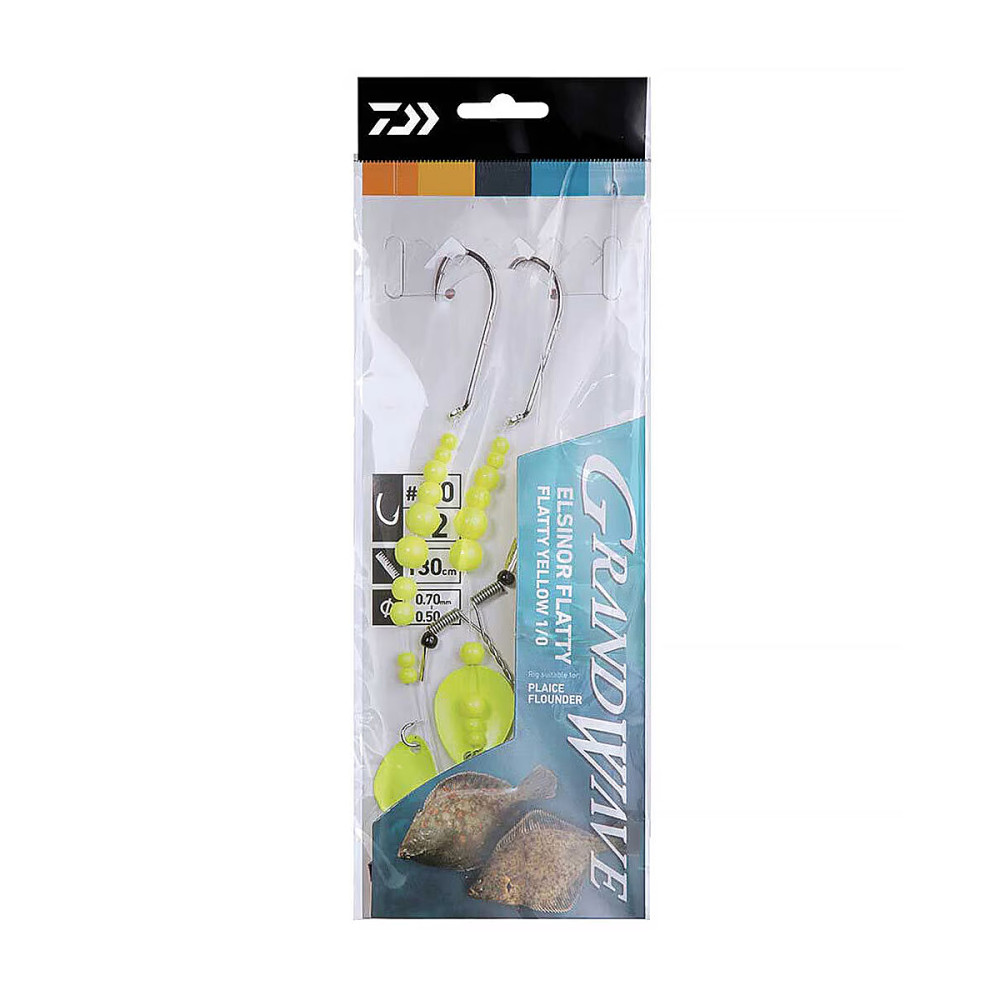 Морський монтаж Daiwa  GW Elsinor Flatty Glow-Red 2