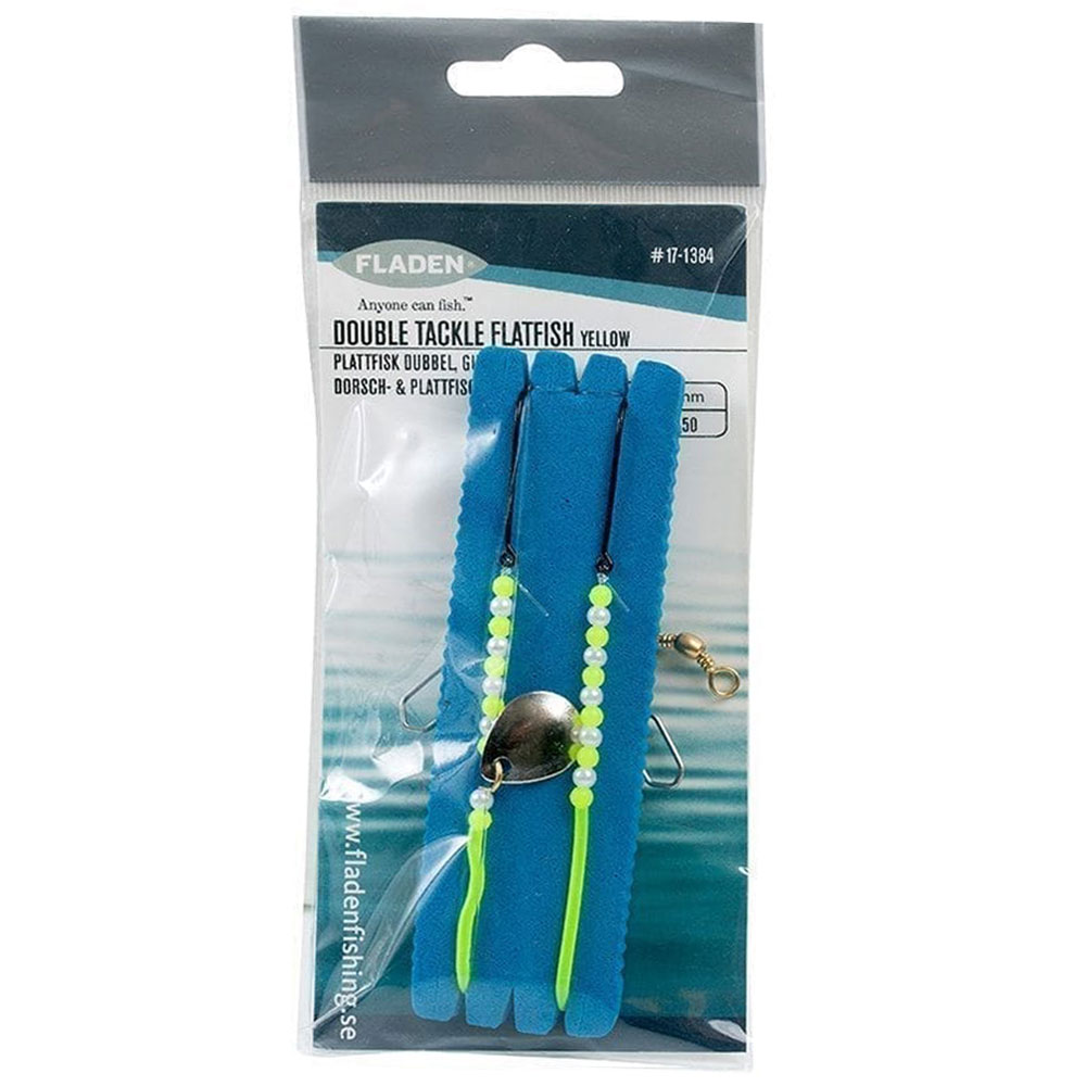 Морський монтаж Fladen Double Tackle Flatfish Orange