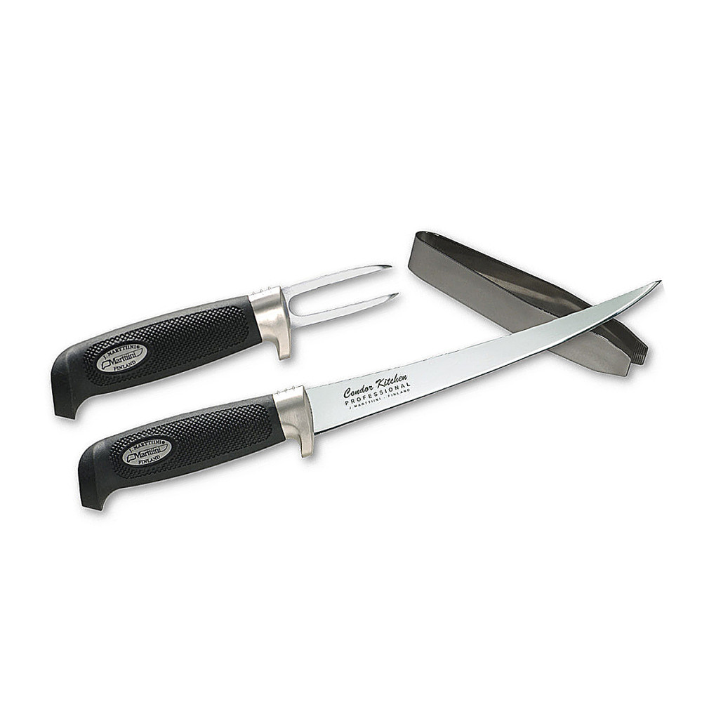 Ніж Marttiini CKP Fishing Set 19cm filleting knife & 5cm fish fork