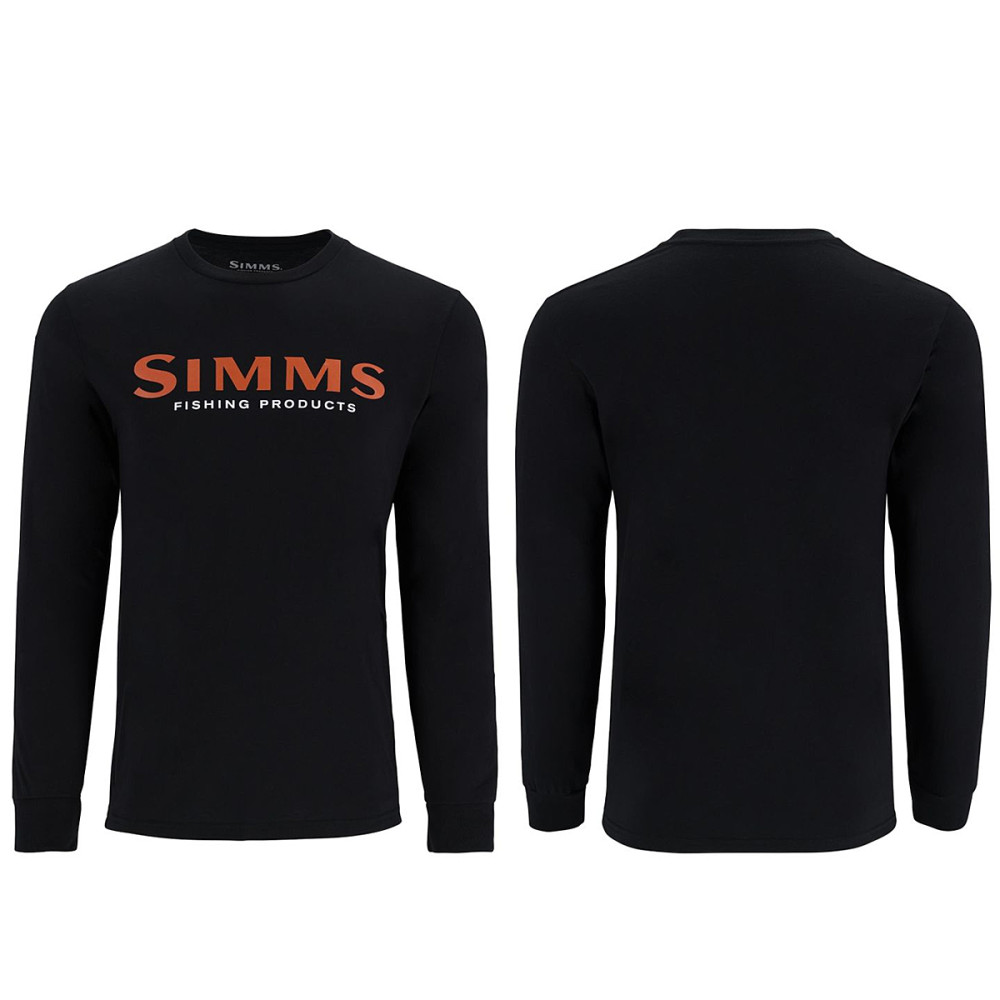 Реглан Simms Logo Shirt LS Jet Black XL