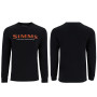 Реглан Simms Logo Shirt LS Jet Black XL