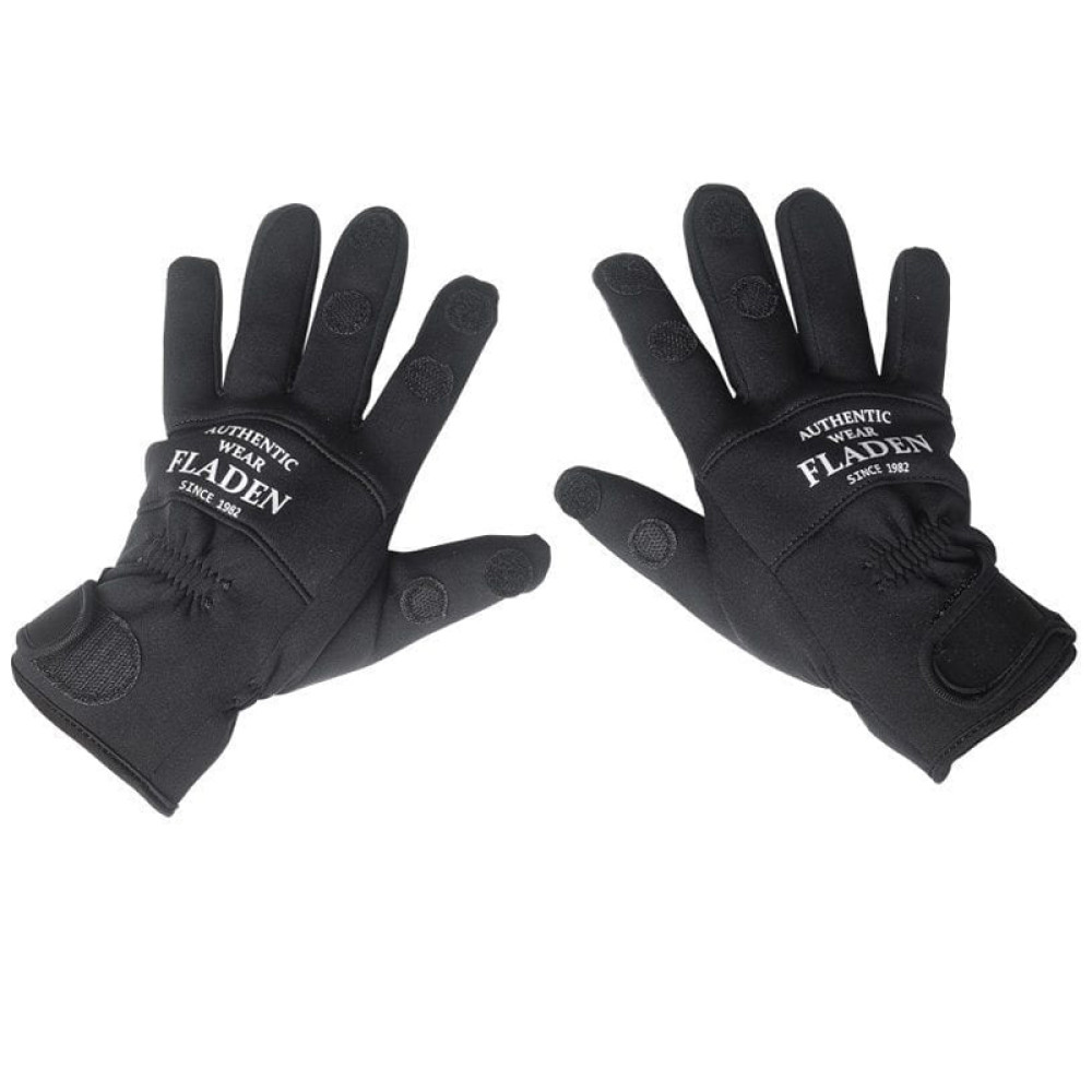Рукавички Fladen Neoprene Gloves Black XL Split Finger