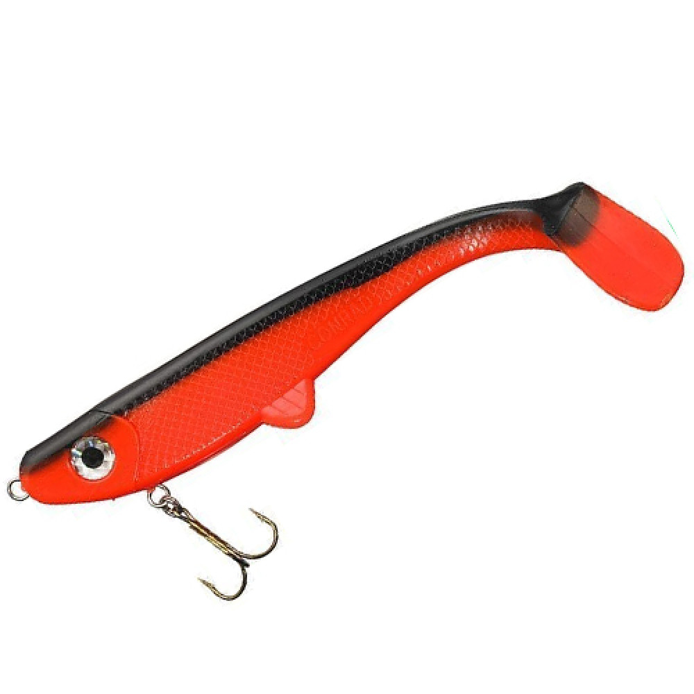 Силікон Fladen Maxximus Predator Softy Conrad 105gr 24cm Black/Striped Yellow/White