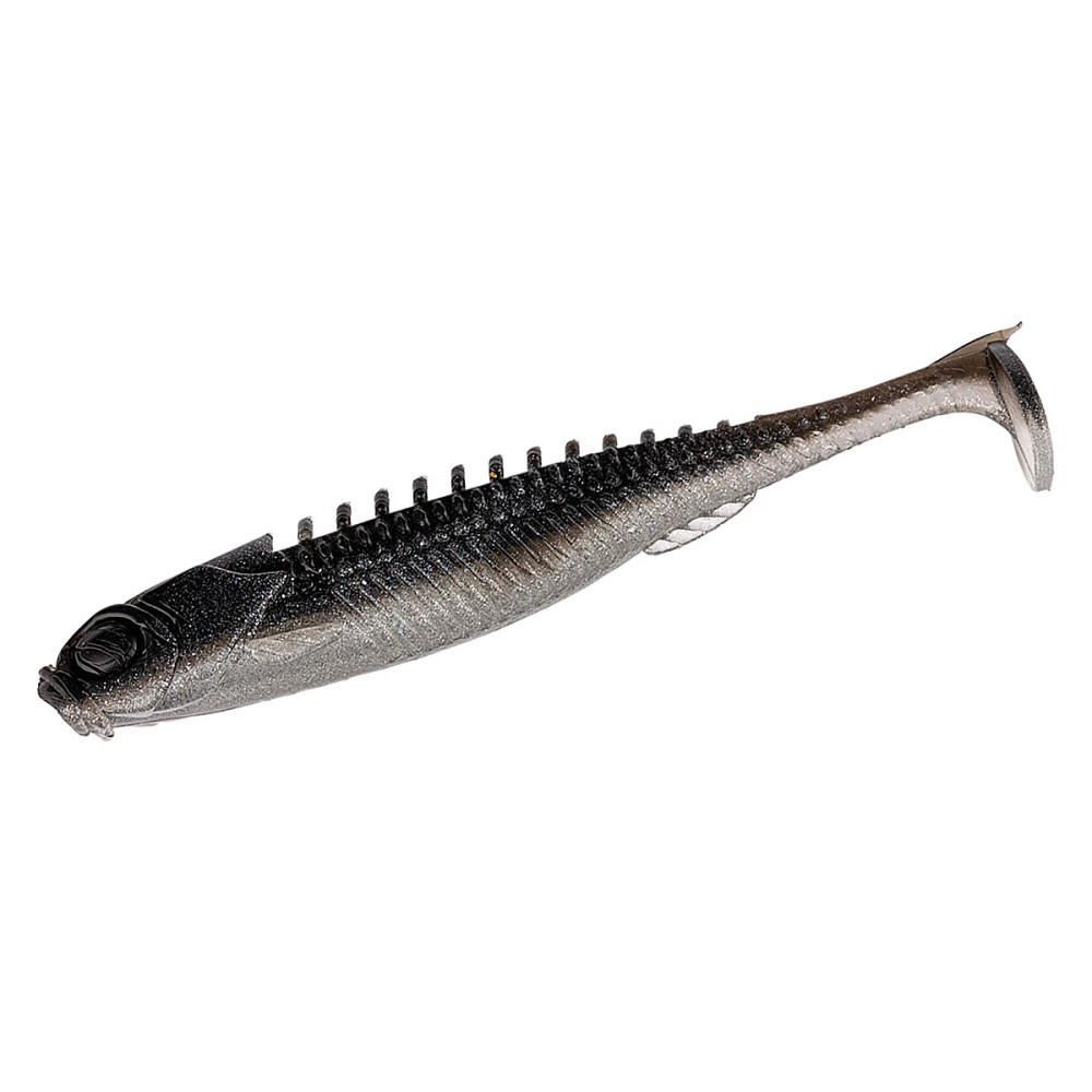 Силікон Northland Fishing Tackle Eye-Candy Paddle Shad 3.5" 5pc #Smoke Shad