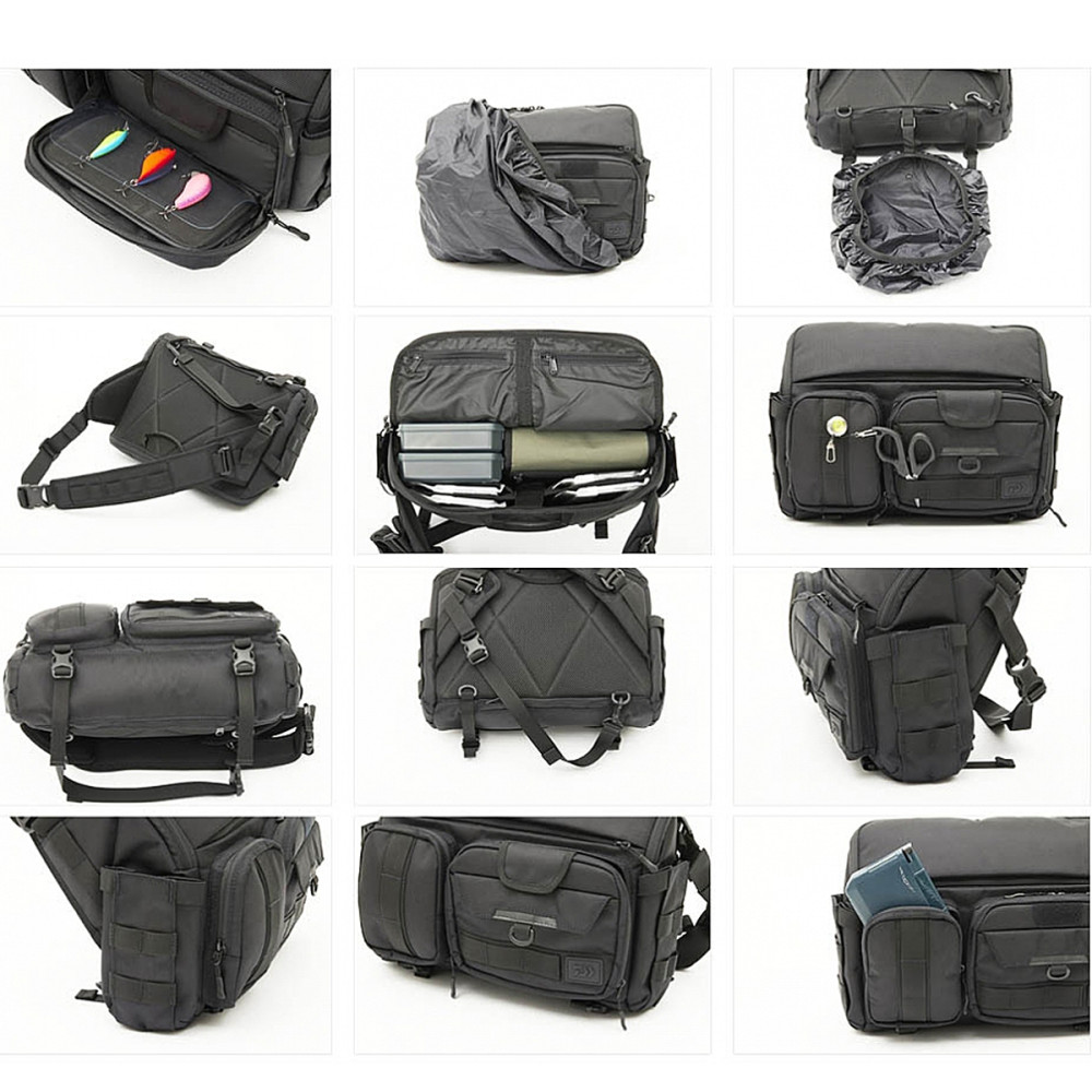 Сумка Daiwa  HG HIP BAG Gray-Orange