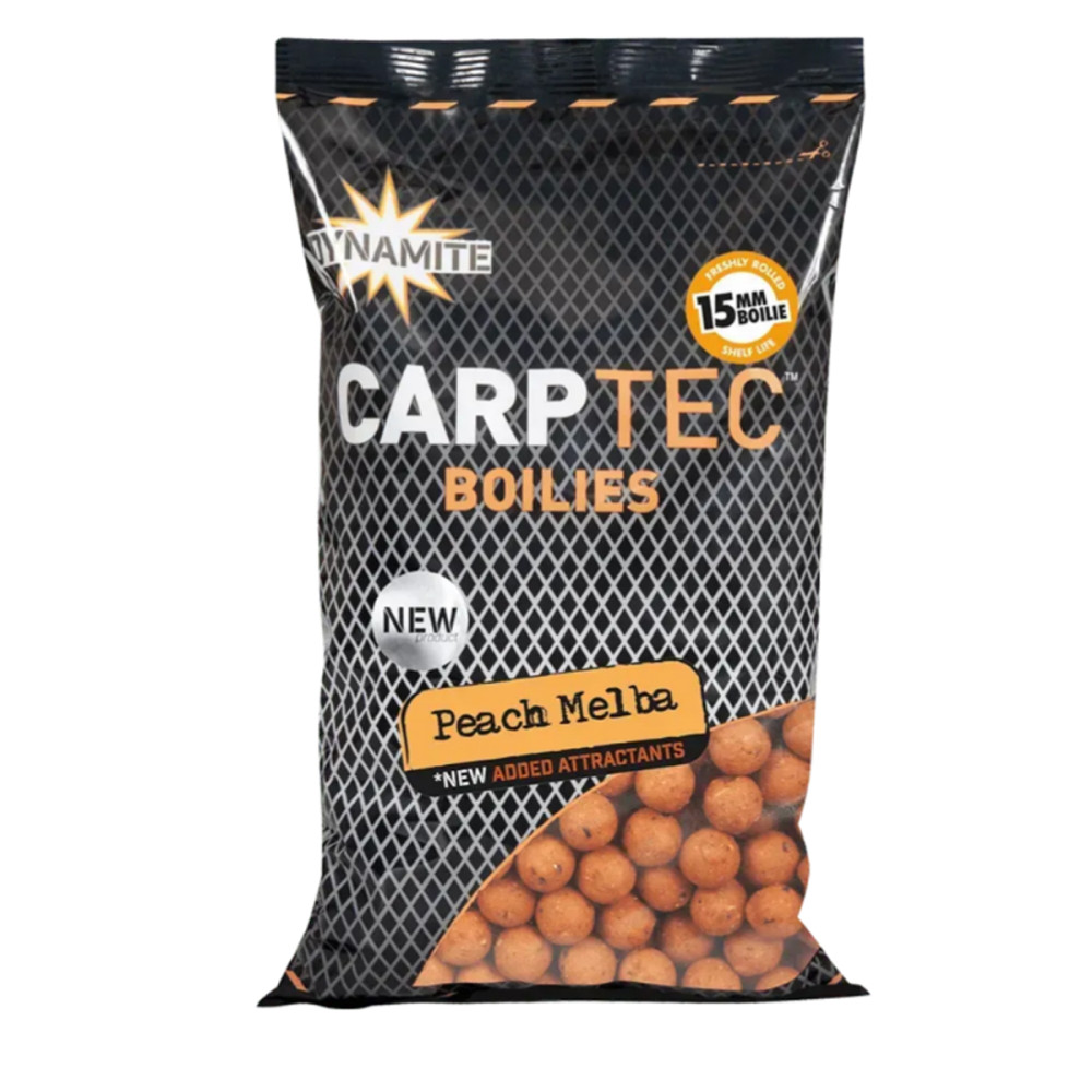 Бойли Dynamite Baits Carp-Tec Peach Melba 20mm 900g