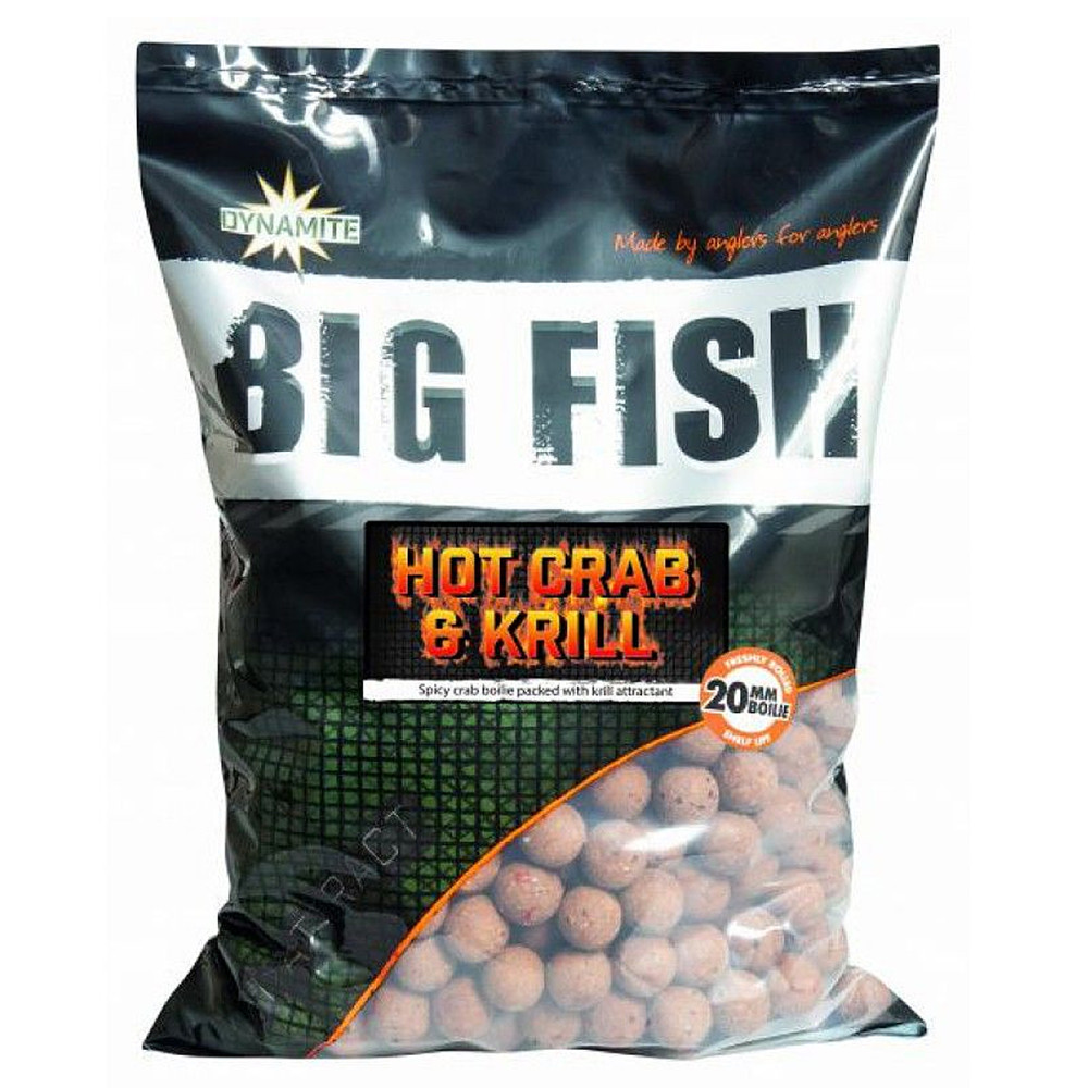 Бойли Dynamite Baits Hot Crab & Krill 20mm 1.8kg 