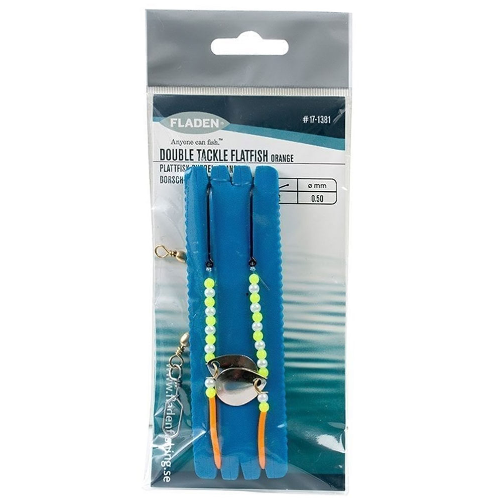 Морський монтаж Fladen Double Tackle Flatfish Yellow