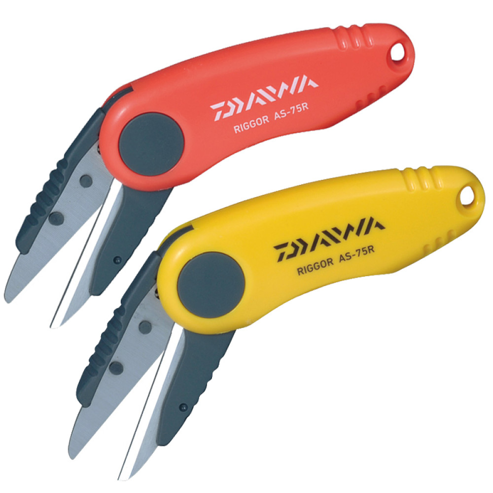 Ножиці Daiwa Riggor AS-75R Red/Yellow