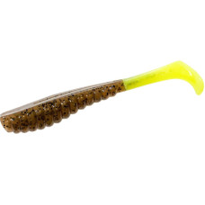 Плаваючий силікон ZMAN Swimmin` Trout Trick 3.5" 6pc #Pumpkin/Chartreuse Tail