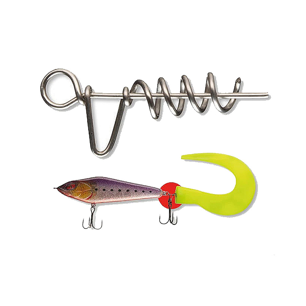 Штопор Daiwa Prorex Soft Tail Connectors L 5mm 4cm 10pcs