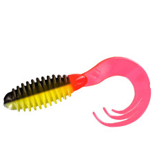 Силікон Big Bite Baits Ring Triple Tip Grub 2" 10pc #Yellow Dog