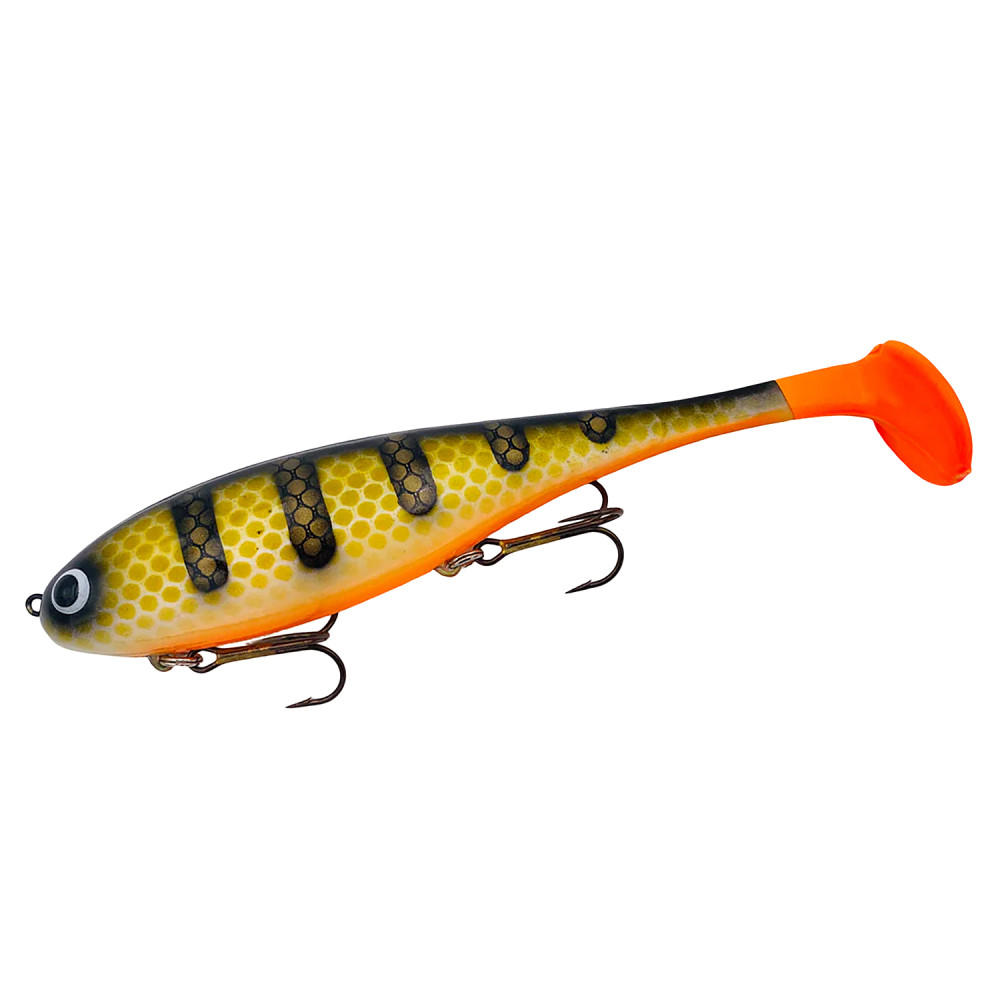 Силікон Musky Innovations Magnum Shallow Swimmin` Dawg 10" #Orange Belly Perch