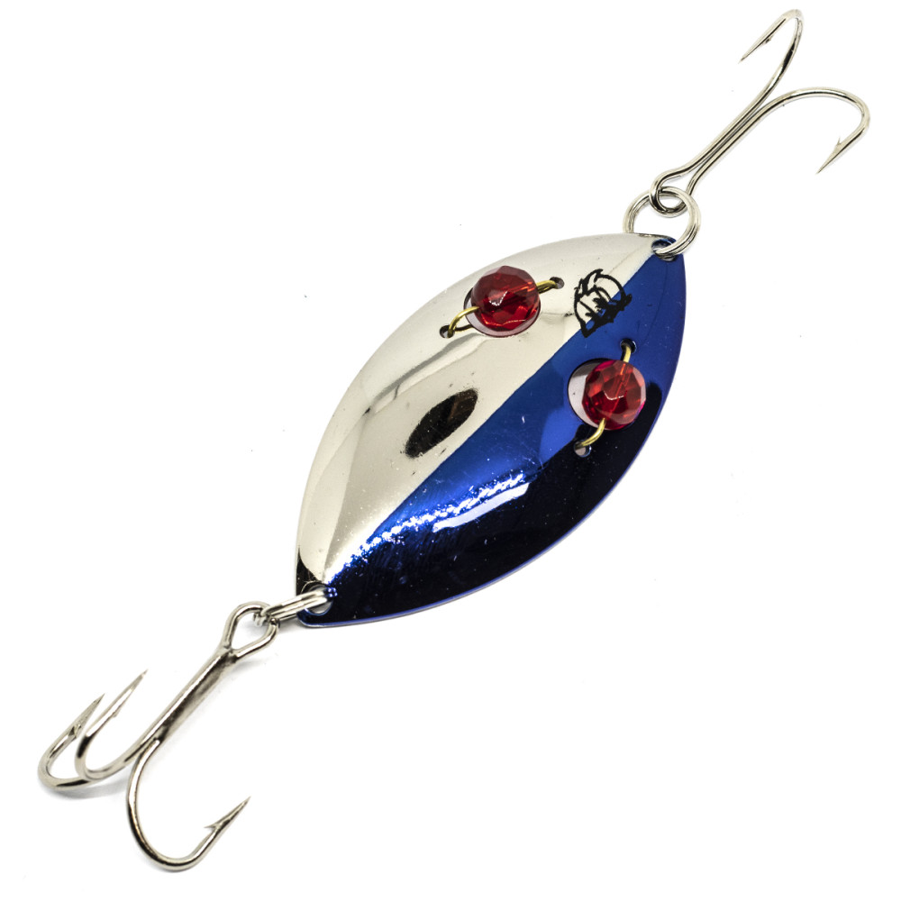 Блешня Dardevle Wiggler 75mm 28g #Hmrd Nic Grn/Red