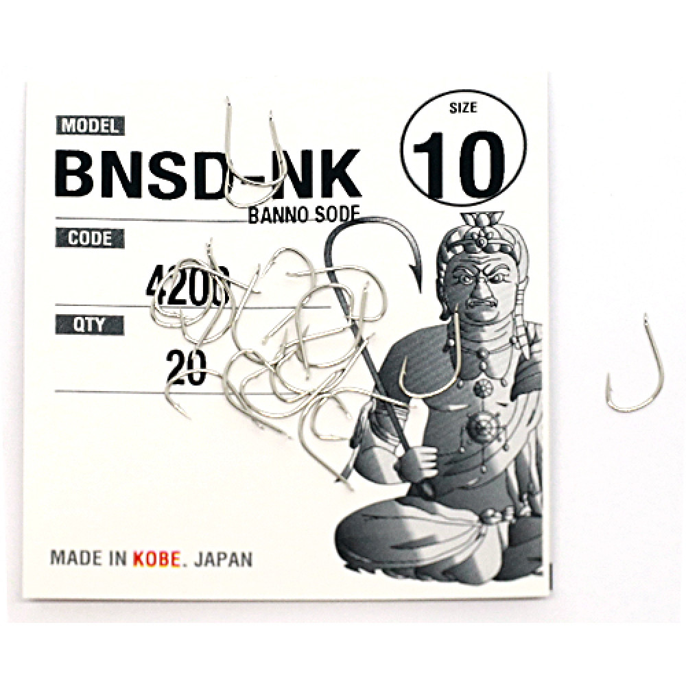 Гачки Fudo Banno Sode Nickel 10