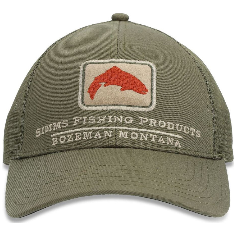Кепка Simms Trout Icon Trucker Riffle Green