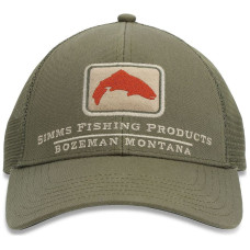 Кепка Simms Trout Icon Trucker Riffle Green