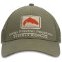 Кепка Simms Trout Icon Trucker Riffle Green