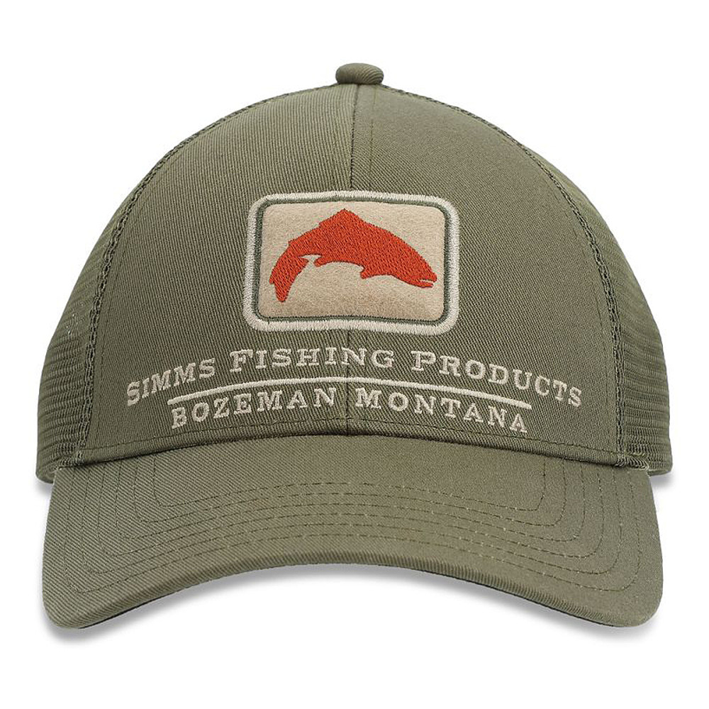 Кепка Simms Trout Icon Trucker Riffle Green