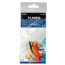 Морський монтаж Fladen Mini Octopus green, orange, pink, hook s