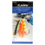 Морський монтаж Fladen Mini Octopus green, orange, pink, hook s