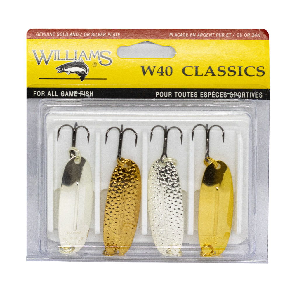 Набір блешень Williams Classic 4-Pack W40 Kit