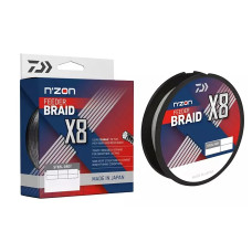 Шнур Daiwa N`Zon X8 Braid Steel Gray 300m 7.0kg 0.10mm