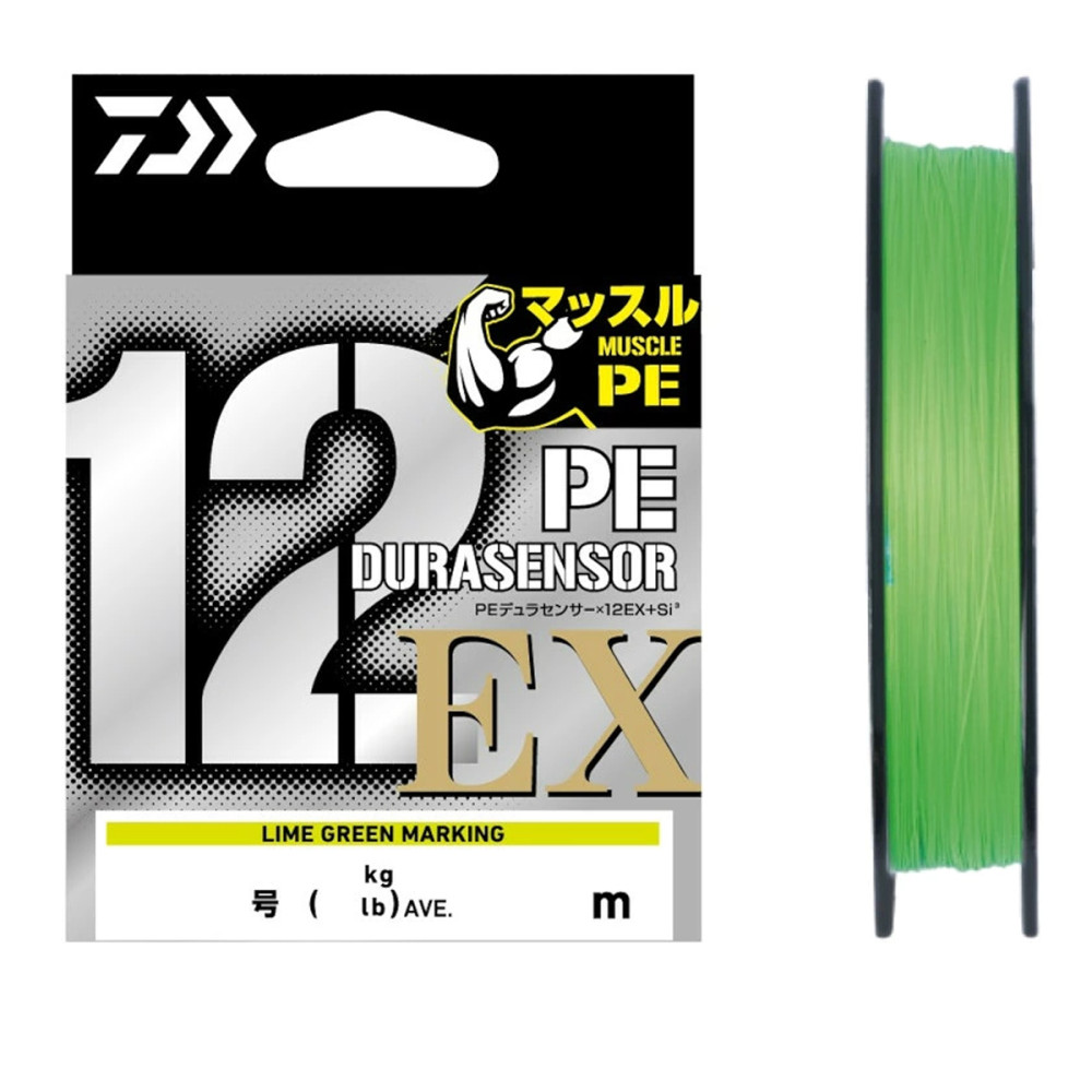 Шнур Daiwa UVF PE DuraSensor 12EX+SI3 LGM 200m #0.5