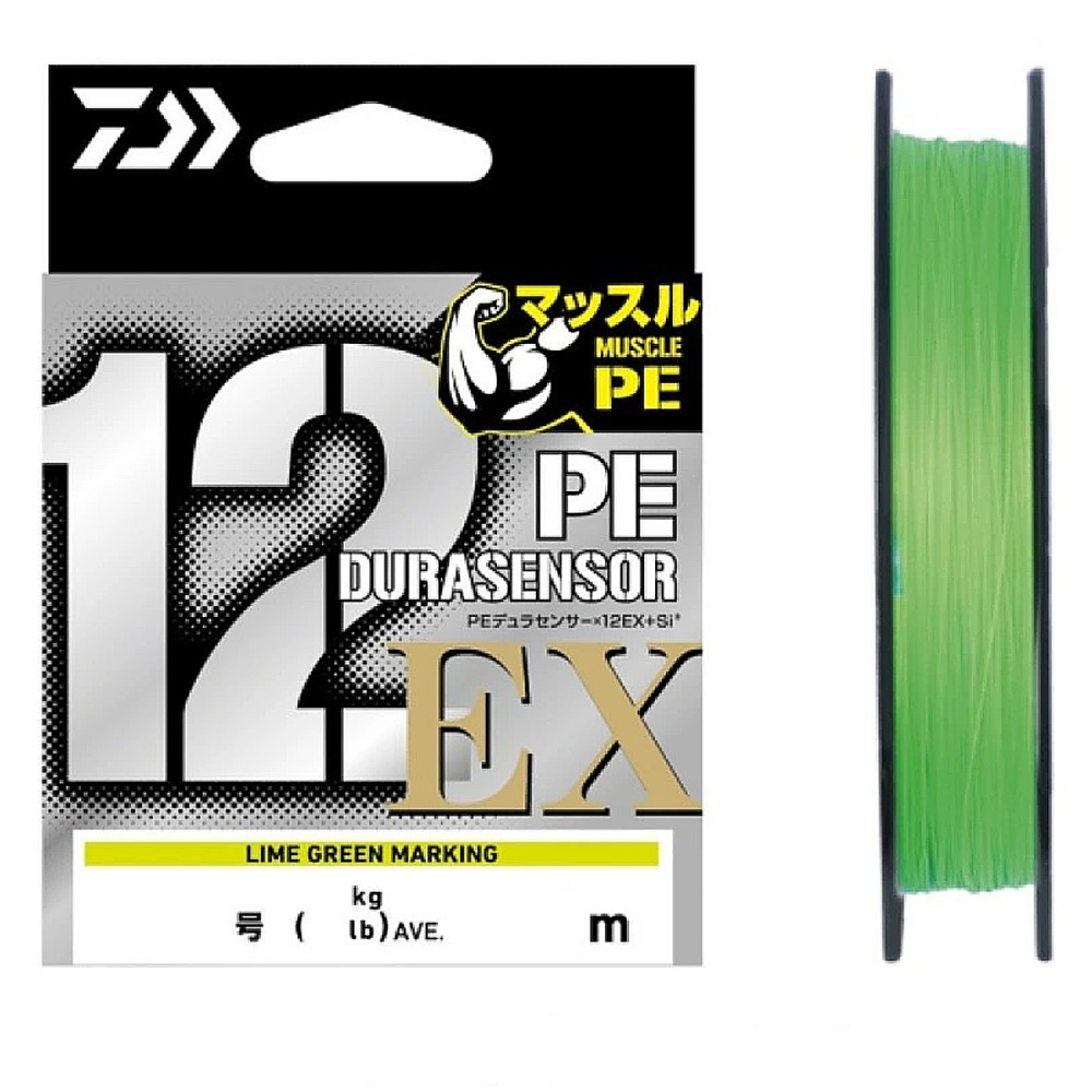Шнур Daiwa UVF PE DuraSensor 12EX+SI3 LGM 200m #0.5