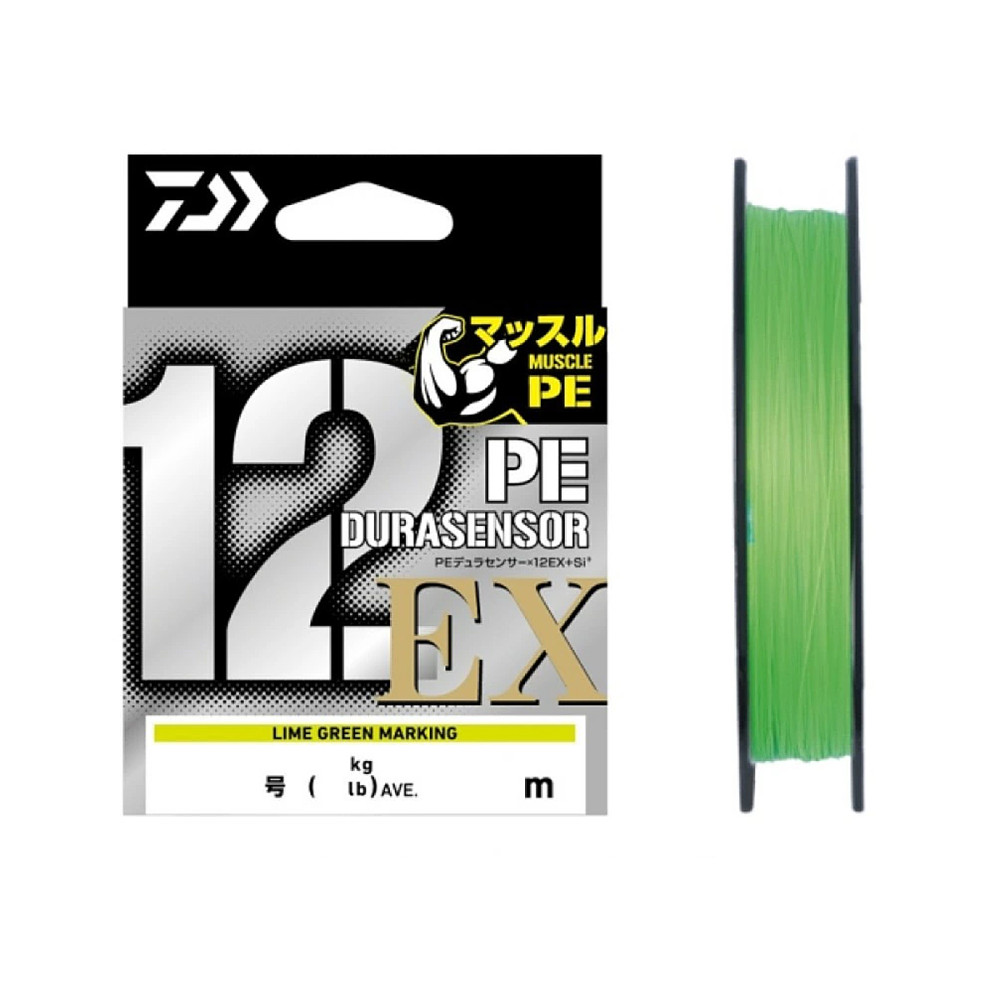 Шнур Daiwa UVF PE DuraSensor 12EX+SI3 LGM 200m #0.5