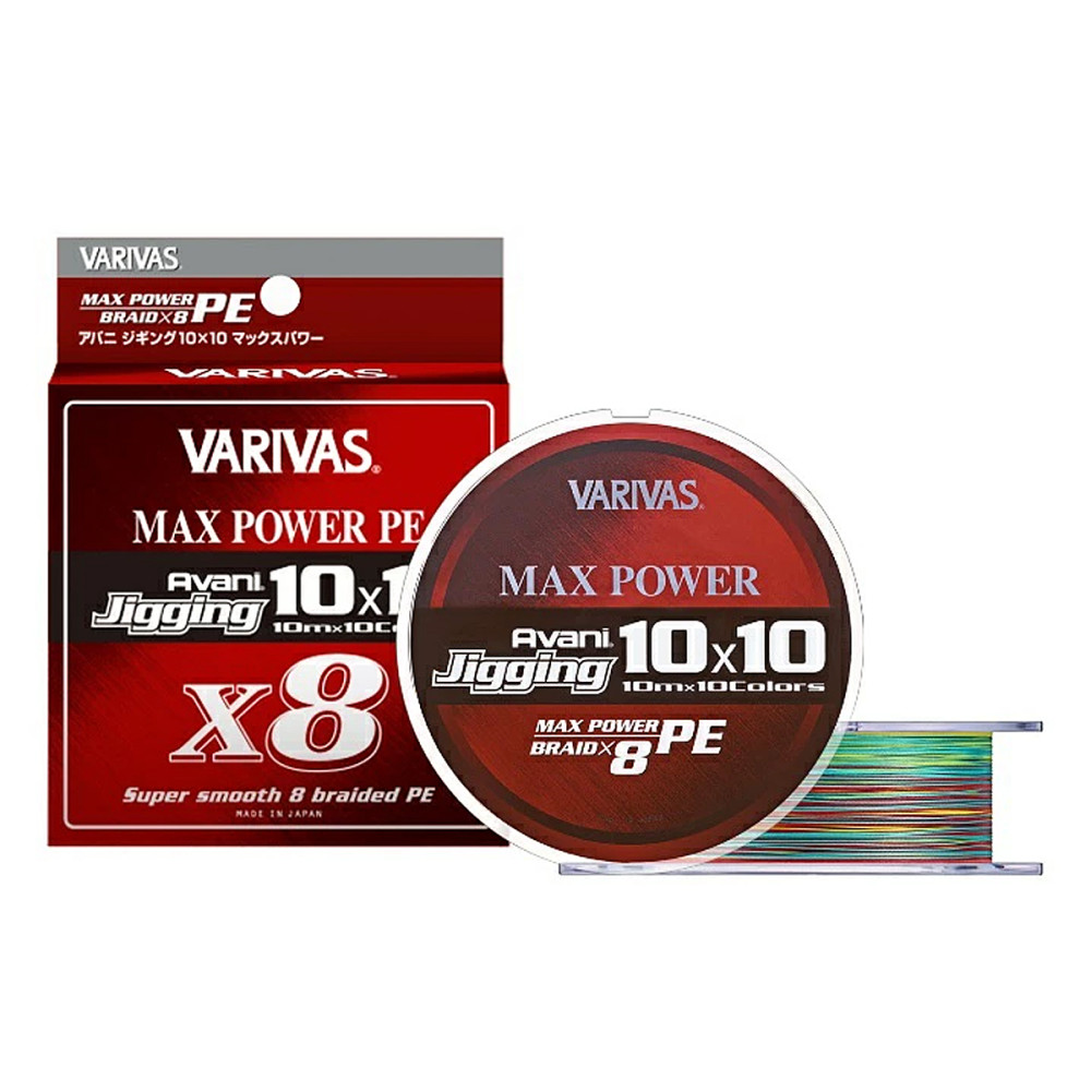 Шнур Varivas Avani Jigging Max Power X8 10*10 Multicolor 600m #3.0