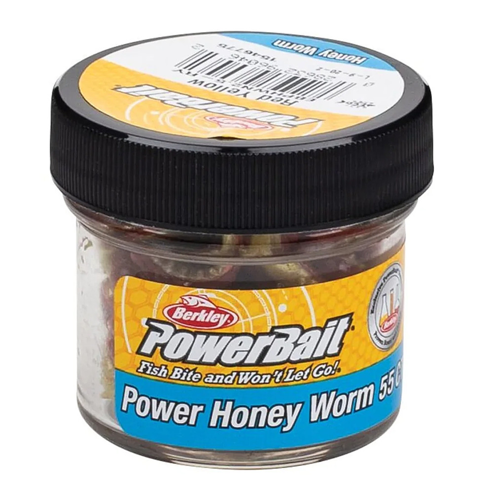 Силікон Berkley PowerBait Power Honey Worm 25mm 60g #Red/Yellow