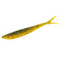 Силікон Big Bite Baits Scentsation Slim Minnow 4" 10pc #Chartreuse/White Laminate