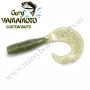Силікон Gary Yamamoto Single Tail Grub 5" 20pc #Cinnamon With Large Black