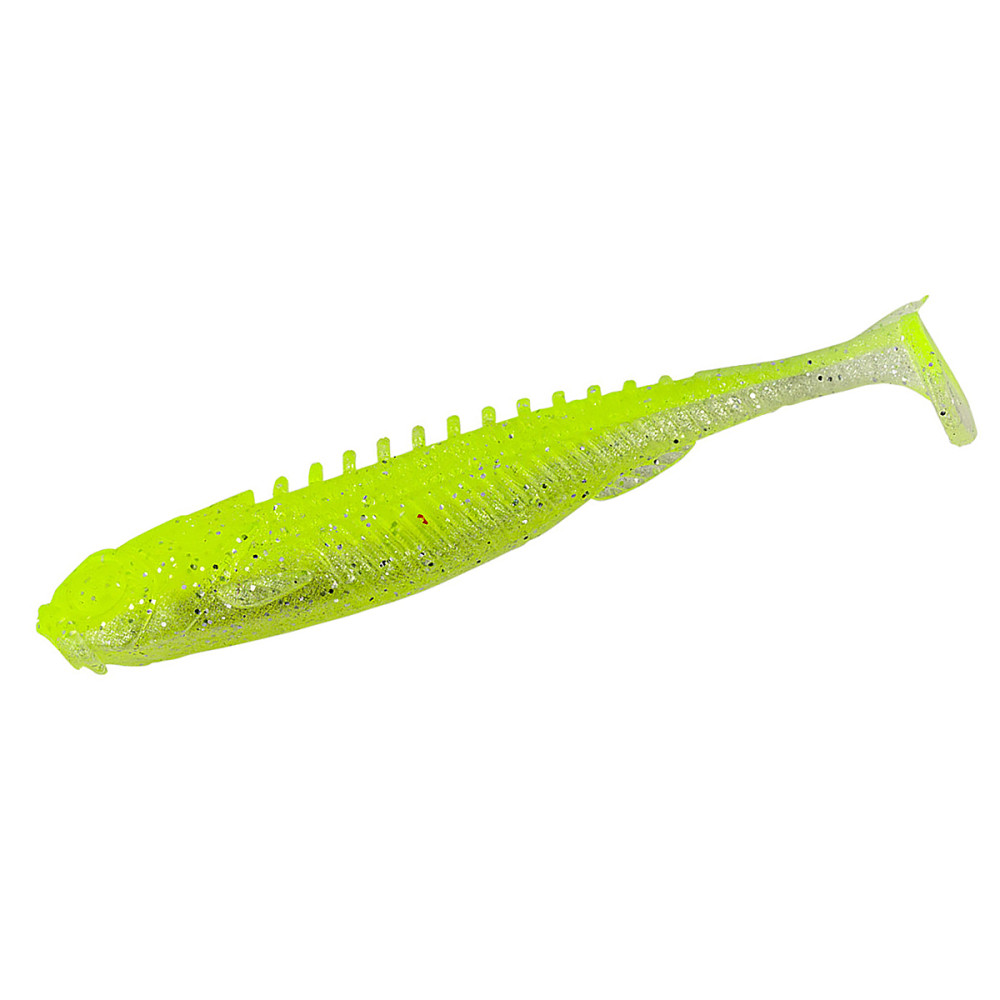 Силікон Northland Fishing Tackle Eye-Candy Paddle Shad 3.5" 5pc #Sunrise