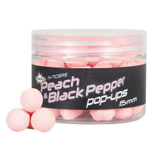 Бойли Dynamite Baits Pop-Up N-Ticers Peach & Black Pepper 15mm