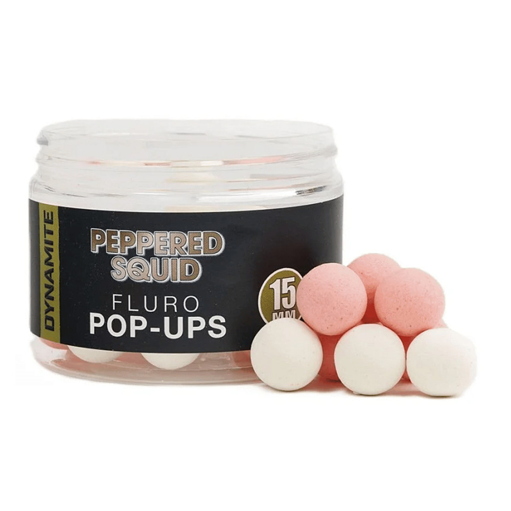 Бойли Dynamite Baits Hot Crab & Krill Fluro Pop-Ups 15mm