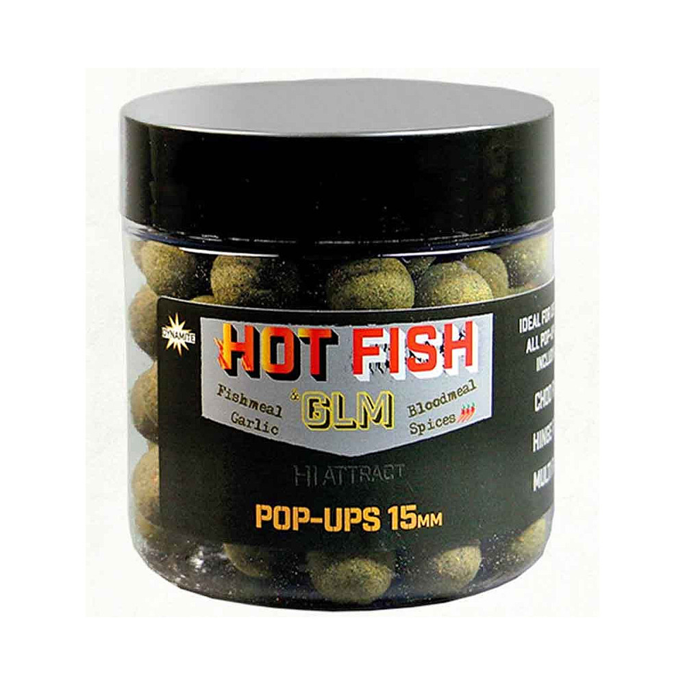 Бойли Dynamite Baits Pop Up Hot Fish & GLM Foodbait 15mm