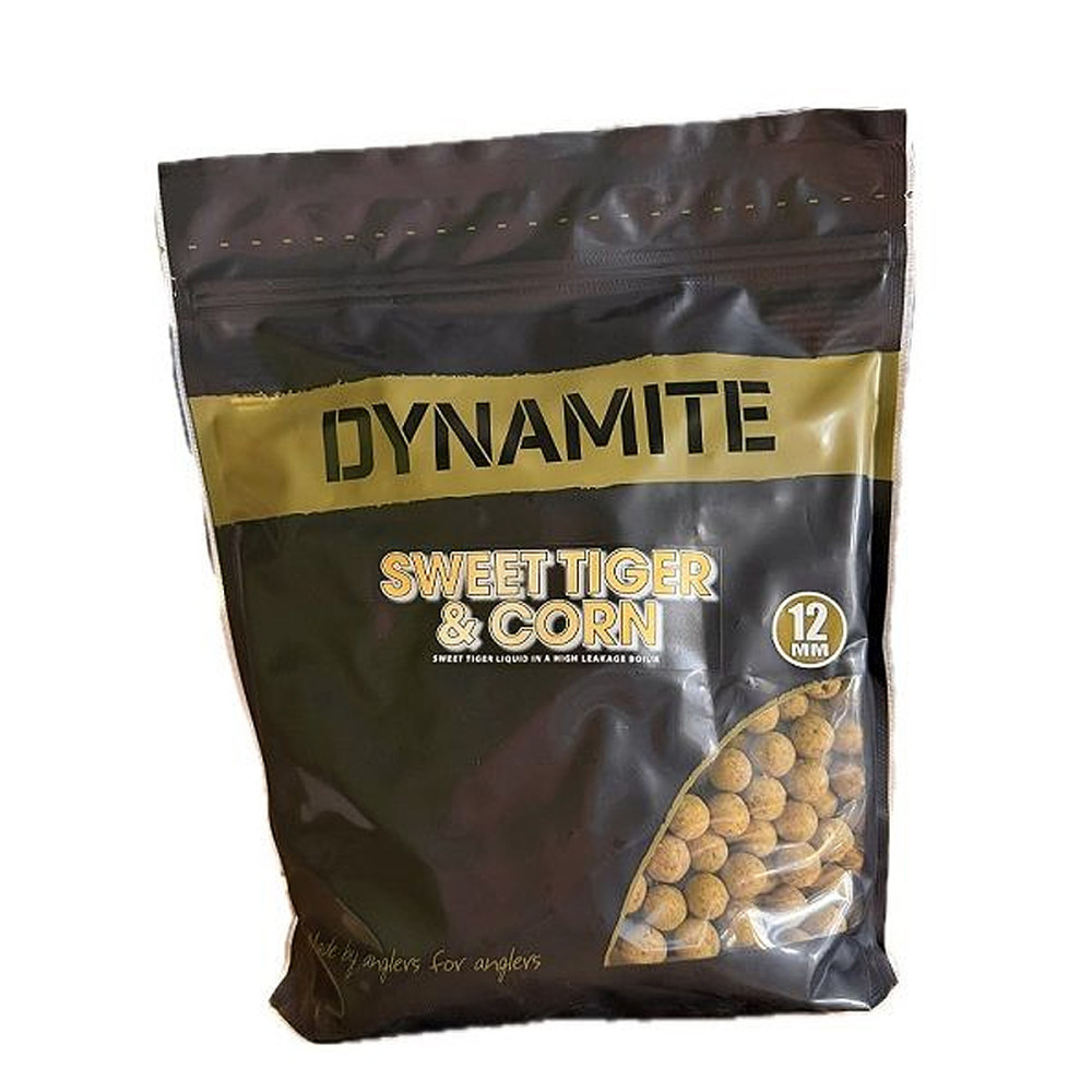 Бойли Dynamite Baits Sweet Tiger & Corn Boilies 12mm 1kg