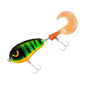 Джерк Fladen Scary tail 18g #Lmegreen grey pattern
