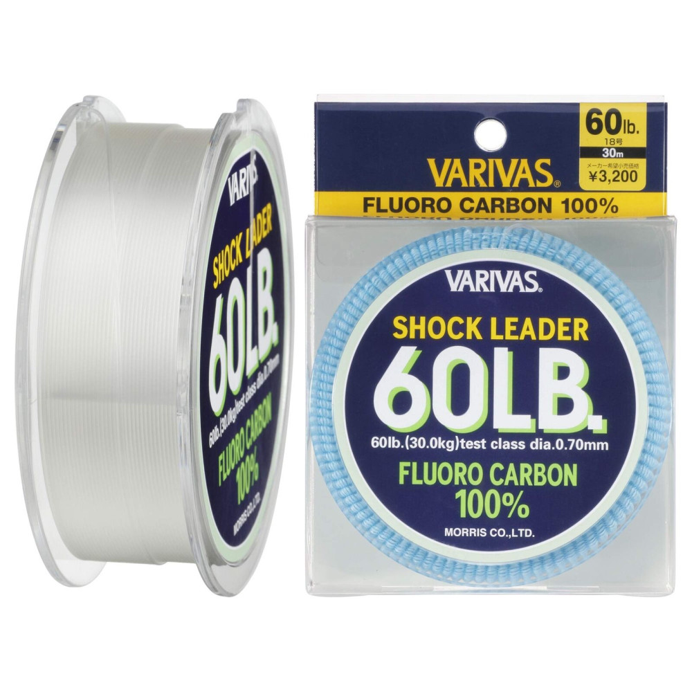 Флюорокарбон Varivas Fluoro Shock Leader 30m 65kg 1.050mm