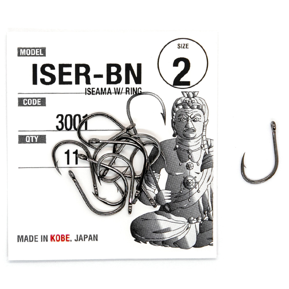 Гачки Fudo Iseama W/Ring Black 12